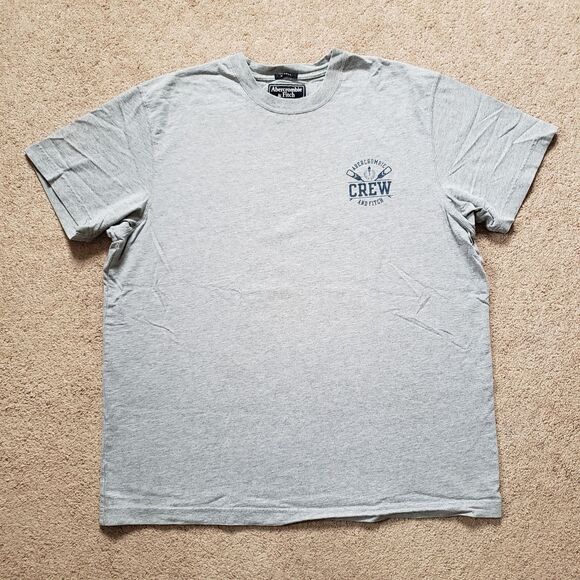 Vintage Abercrombie & Fitch Kiss Your Girlfriend Size XL Muscle Fit Mens T-Shirt - Picture 3 of 6